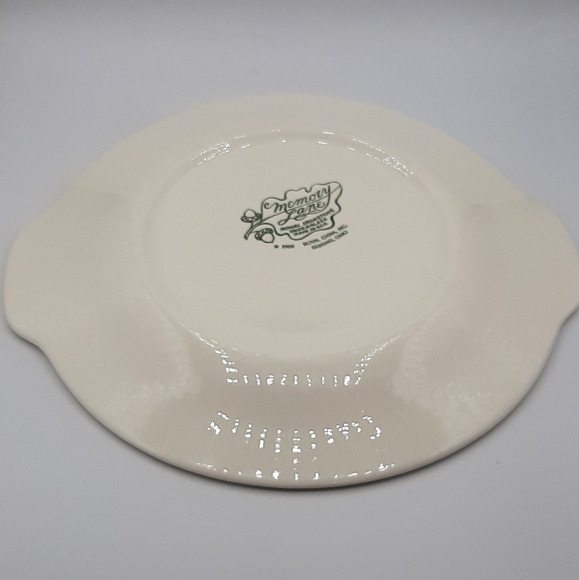 Vintage MEMORY LANE Serving Platter Royal China Round Mill Scene Cake Plate - Picture 4 of 5